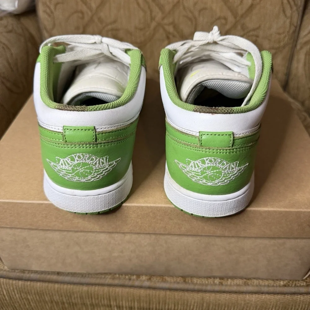 Jordan Air Jordan 1‎ SE Low Chlorophyll White Green HF4823-100 Men's Size 11